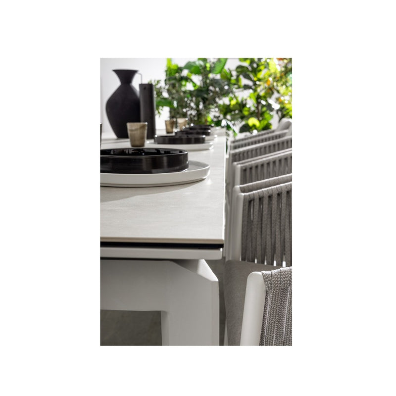 Bizzotto Tavolo Allungabile Otavio Rettangolare 220 - 280 - 340 x 95 Cm Bianco