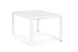 Bizzotto Tavolo Quadrato Allungabile Kiplin 149 x 97 / 149 Cm Bianco