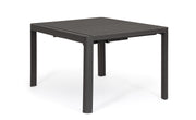 Mesa Cuadrada Extensible Bizzotto Kiplin 149 x 97 / 149 Cm Antracita