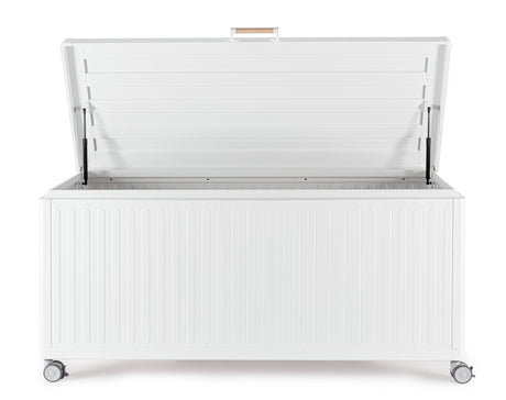 bizzotto bizzotto baule ocean con ruote h 70 cm l 72 cm l 1648 cm bianco ean 8051836691957