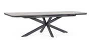 Bizzotto Pascal Mesa Extensible Antracita Aluminio Piedra 200–260 cm