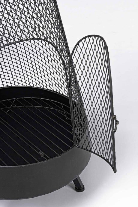 bizzotto bizzotto braciere efesto tondo d 50 cm h 138 cm nero ean 8051836293250