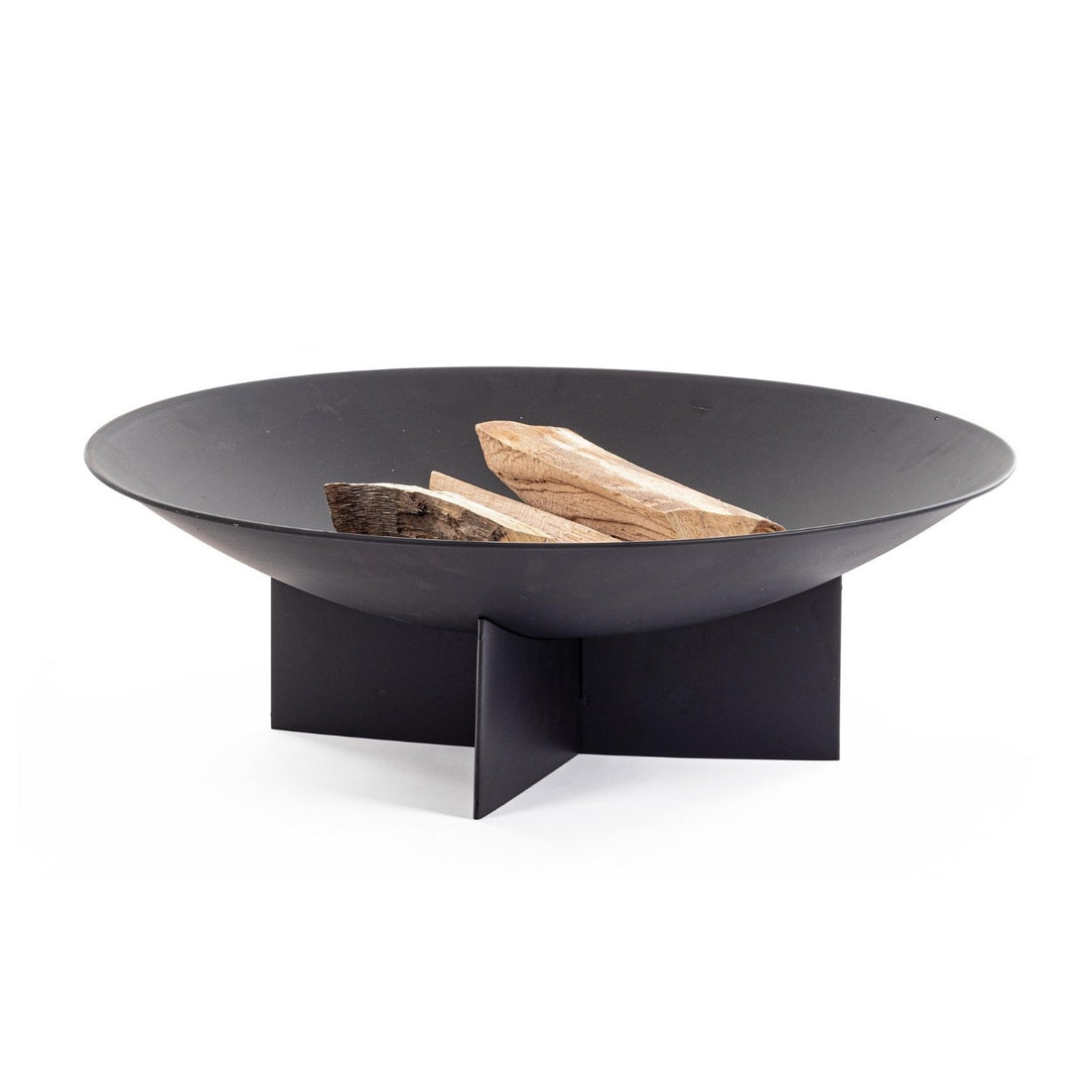 Bizzotto Braciere Nebraska D 73 cm Nero – Braciere da Esterno Natalizio