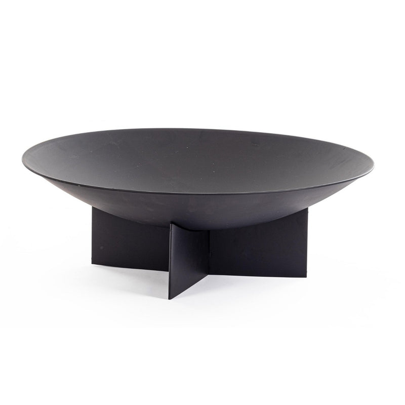 Bizzotto Braciere Nebraska D 73 cm Nero – Braciere da Esterno Natalizio