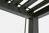 bizzotto bizzotto pergola ocean 3 x 4 mt antracite ean 8051836466883