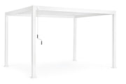 Bizzotto Ocean Pérgola Bioclimática Blanca Aluminio 3×4 m