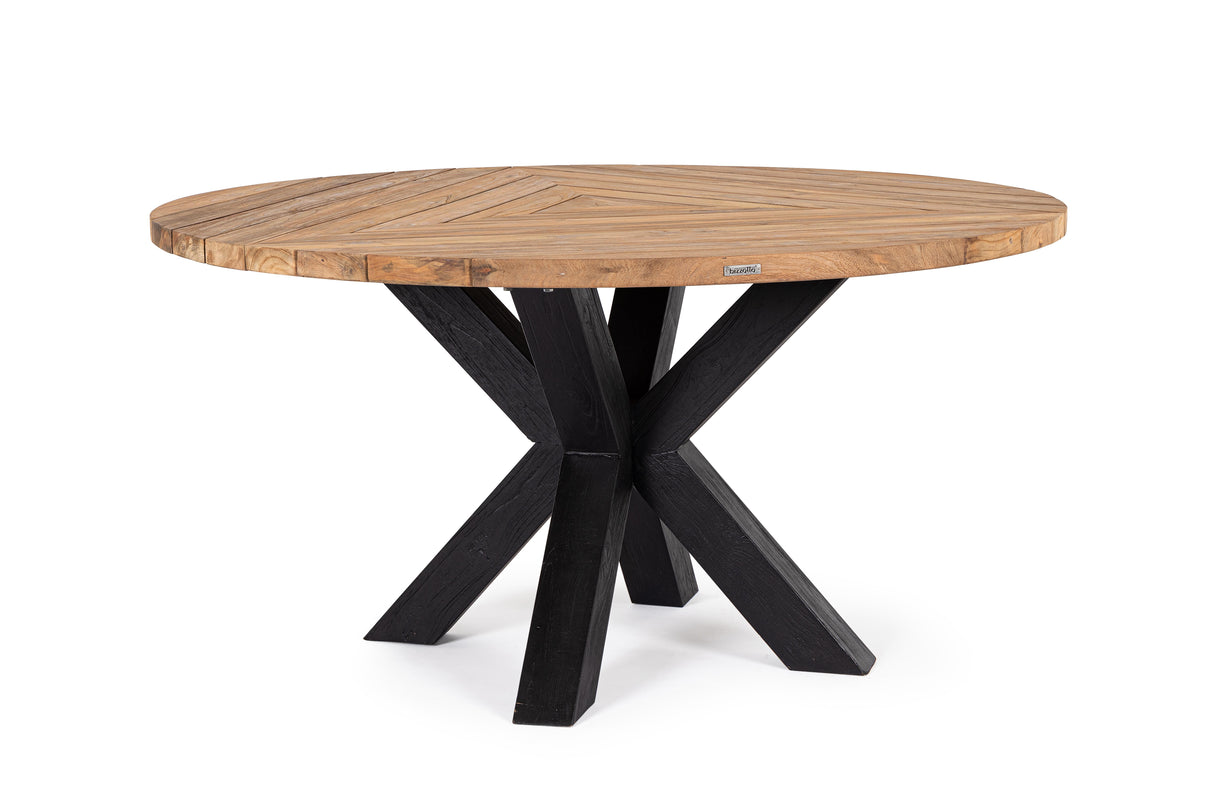 bizzotto bizzotto tavolo roderick d 150 cm h 77 cm teak antracite ean 8051836670327