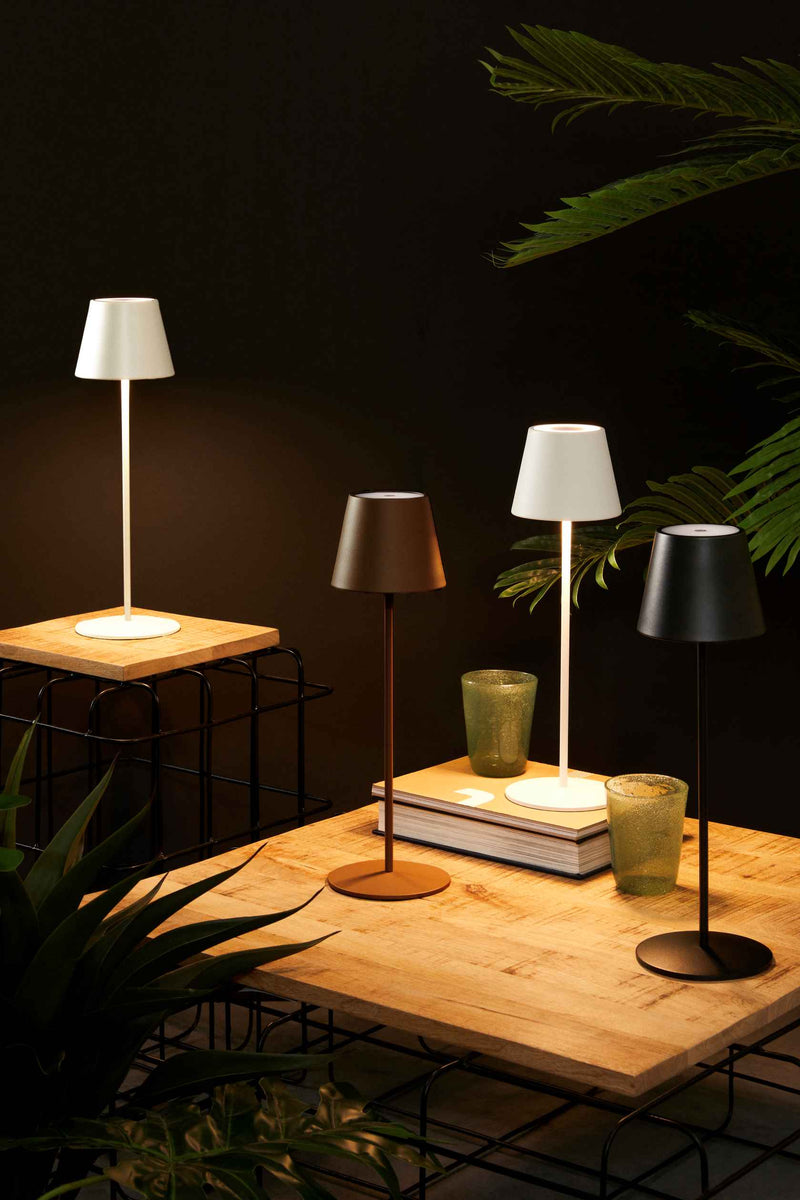 bizzotto bizzotto lampada tavolo etna h 38 cm led marrone ean 8051836453562