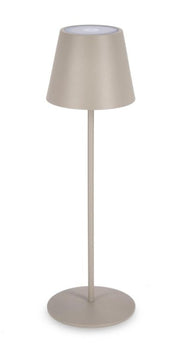 Bizzotto Lámpara de Mesa Etna H 38 Cm Led Gris Tórtola