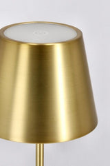 Bizzotto Lámpara de Mesa Etna led H 38 Cm Oro