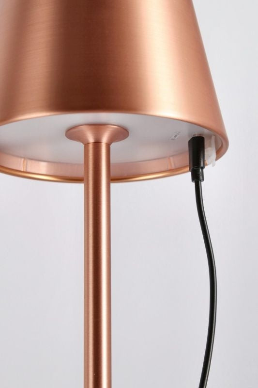 Bizzotto Lámpara de Mesa Etna led H 38 Cm Bronce