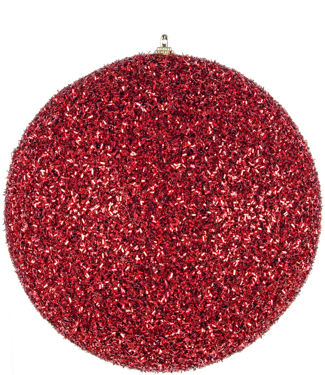 Bizzotto Bola de Navidad Angelica Roja Ø 20 cm Decoración para Árbol de Navidad