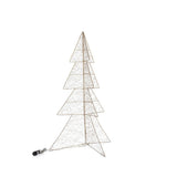 Bizzotto Pino Natalizio Hoover Oro con 720 Micro LED Classic H 120 cm Decorazione Luminosa