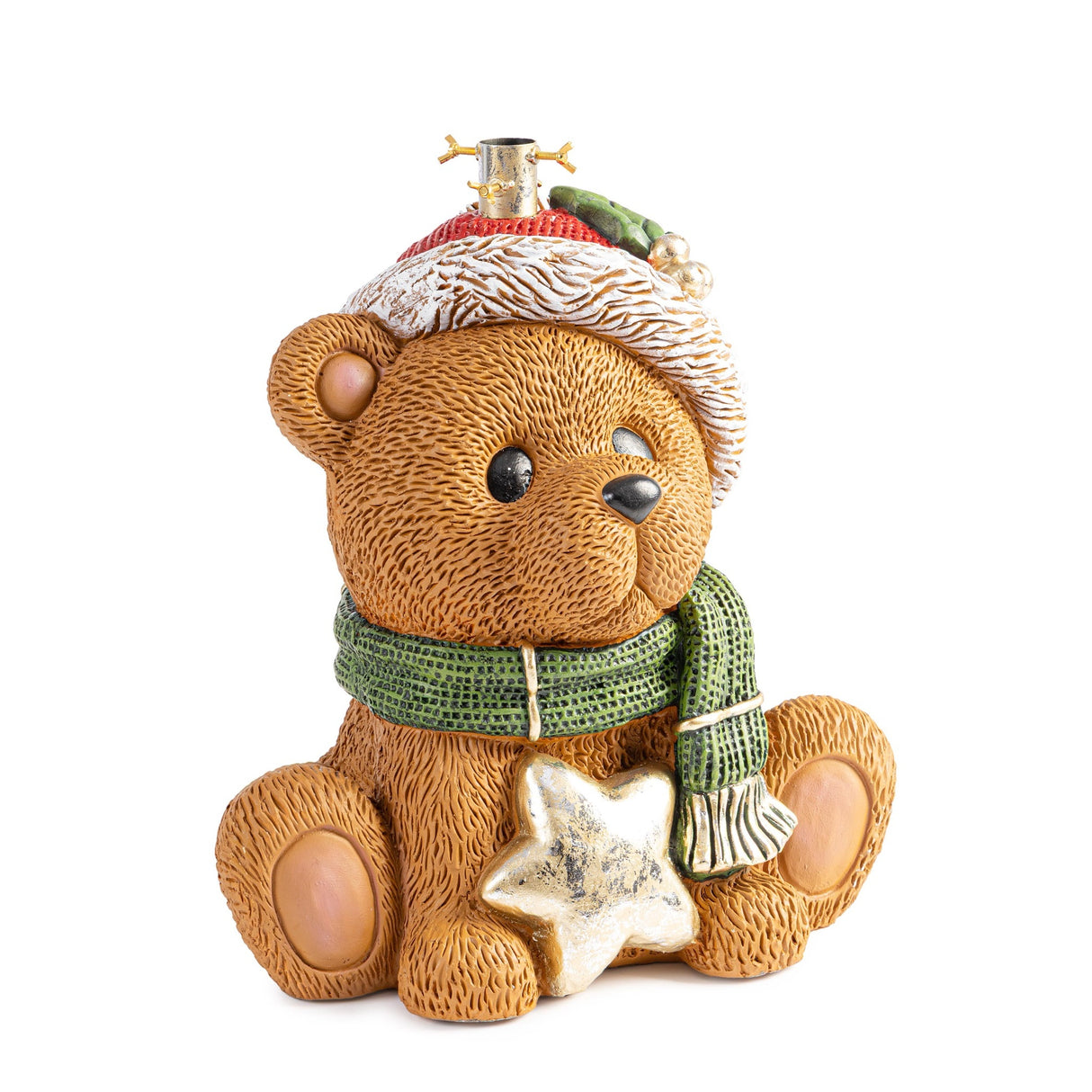 Bizzotto Base per Albero di Natale Bear H 54 cm Copribase Natalizio Decorativo