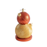 Bizzotto Base per Albero di Natale Bauble Oro e Rosso H 69 cm Copribase Natalizio Decorativo