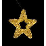 Bizzotto Stella Natalizia Zoe Oro con 500 Micro LED Classic 50x8x50 cm Decorazione Luminosa
