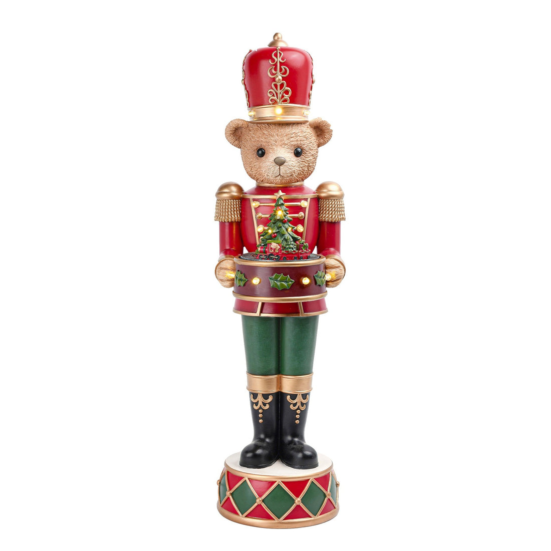 Bizzotto Soldatino Matlock H76 cm con LED – Decorazione Natalizia Luminosa
