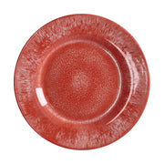 Bandeja Plana Melamina Ad Trend D 28 Cm H 3 Cm Coral