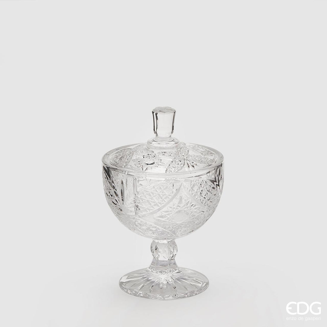 EDG Enzo De Gasperi Recipiente Copa Farfalle H15 D10 Natural Transparente