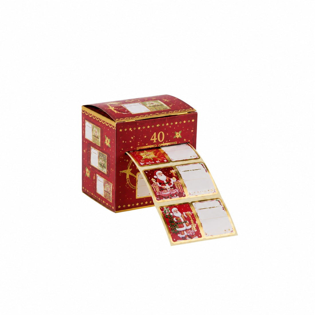 Ad Trend Set 60 Etichette Adesive Natalizie 6x3,5 cm – Etichette per Regali di Natale