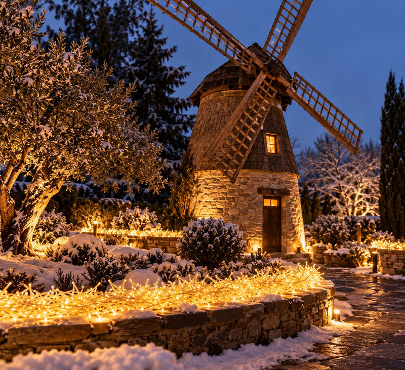 Ad Trend Catena Luminosa 2000 MiniLED Filo Blanco para Exterior con Temporizador y Controlador – Luces de Navidad