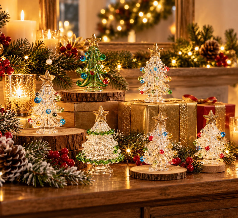 Ad Trend Mini Árbol de Navidad Decorativo Surtido H6,5 x 5,5 cm 1 Ud – Decoración Navideña