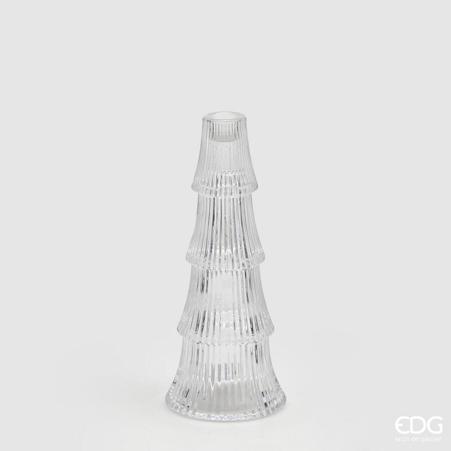 EDG Enzo De Gasperi Portavelas Pino Strati H24 D10 Natural Transparente