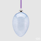 edg enzo de gasperi edg enzo de gasperi decorazione uovo vetro h 135 cm d 95 cm lavanda ean 8059824246783