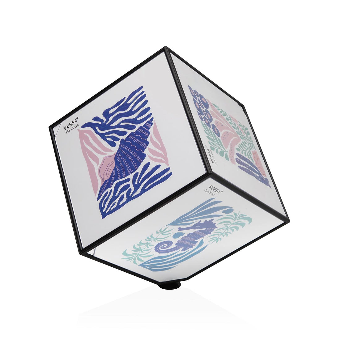 Cubo Foto Negro Juno 15x15 Versa
