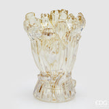 edg enzo de gasperi edg enzo de gasperi vaso tulipano h 30 cm d 22 cm vetro scatola bianca yellow ean 8059824458506