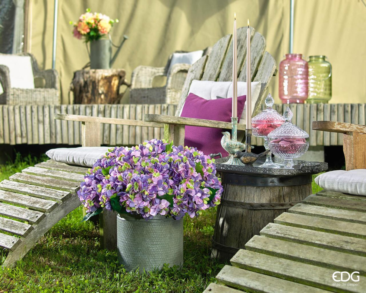 EDG Enzo De Gasperi Recipiente Copa H29 D15 Natural Transparente