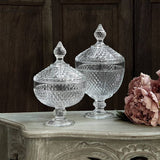 EDG Enzo De Gasperi Recipiente Copa H29 D15 Natural Transparente