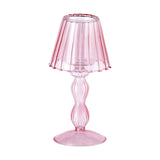 regalo italiano regalo italiano lampada porta tealight d 9 cm h 19 cm vetro rosa giallo verde blu 1 pz ean 8057586098909