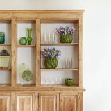 EDG Enzo De Gasperi Vaso Chakra Piselli Verdi H 31 Cm D 34 Cm Green