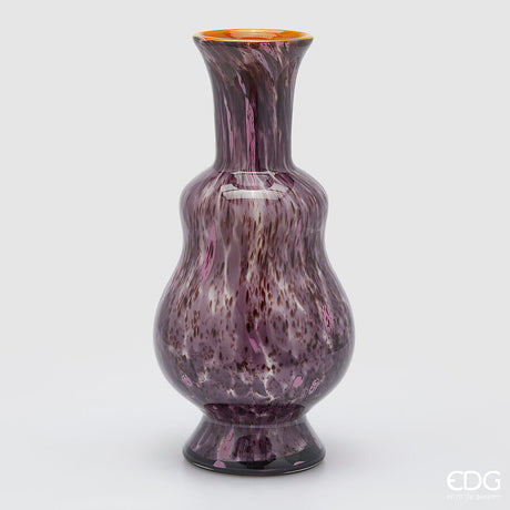 edg enzo de gasperi edg enzo de gasperi vaso macula bottiglia h 465 cm d 215 cm vetro pink ean 8059824456502