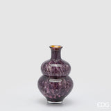edg enzo de gasperi edg enzo de gasperi vaso macula bottiglia h 27 cm d 18 cm vetro pink ean 8059824456540