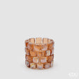 edg enzo de gasperi vaso gemme cilindro h 10 cm d 12 cm hazelnut 1 pz ean 8059824495020