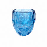 GUZZINI Vaso Bajo Bubbles Azul – Vaso en Plástico Coloreado Diseño Moderno
