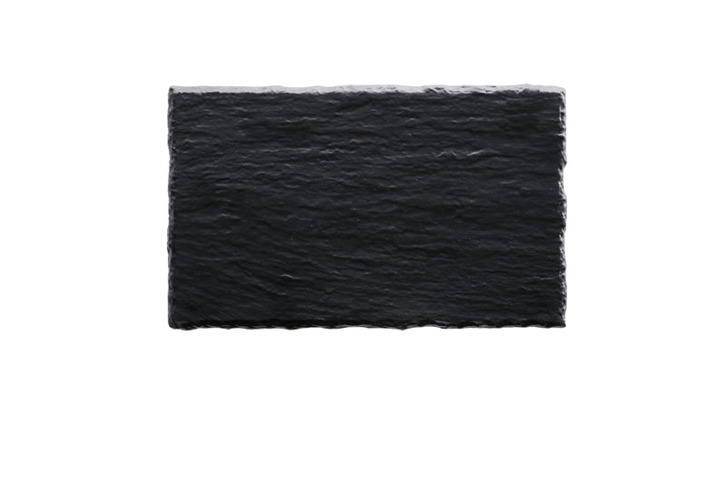 Bandeja Rectangular Melamina Ad Trend Asher 26,5 x 16,5 Cm Negro