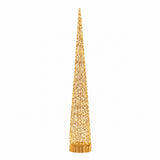 Ad Trend Albero di Natale in ferro e PE oro con 600 LED H 150cm