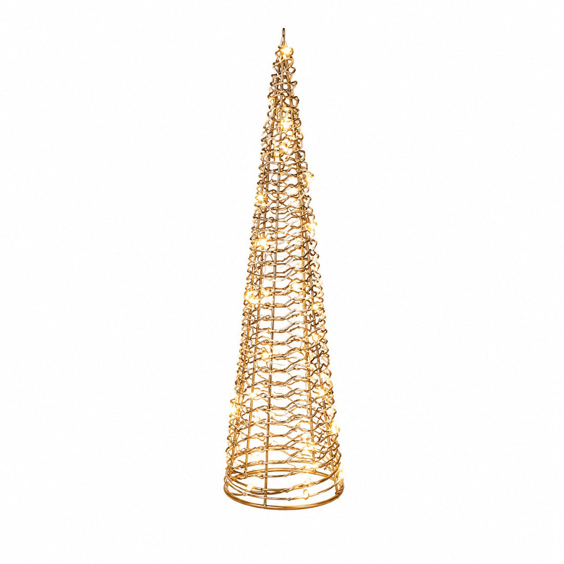 Ad Trend Albero di Natale Oro 40 LED H 80 Cm Luce calda