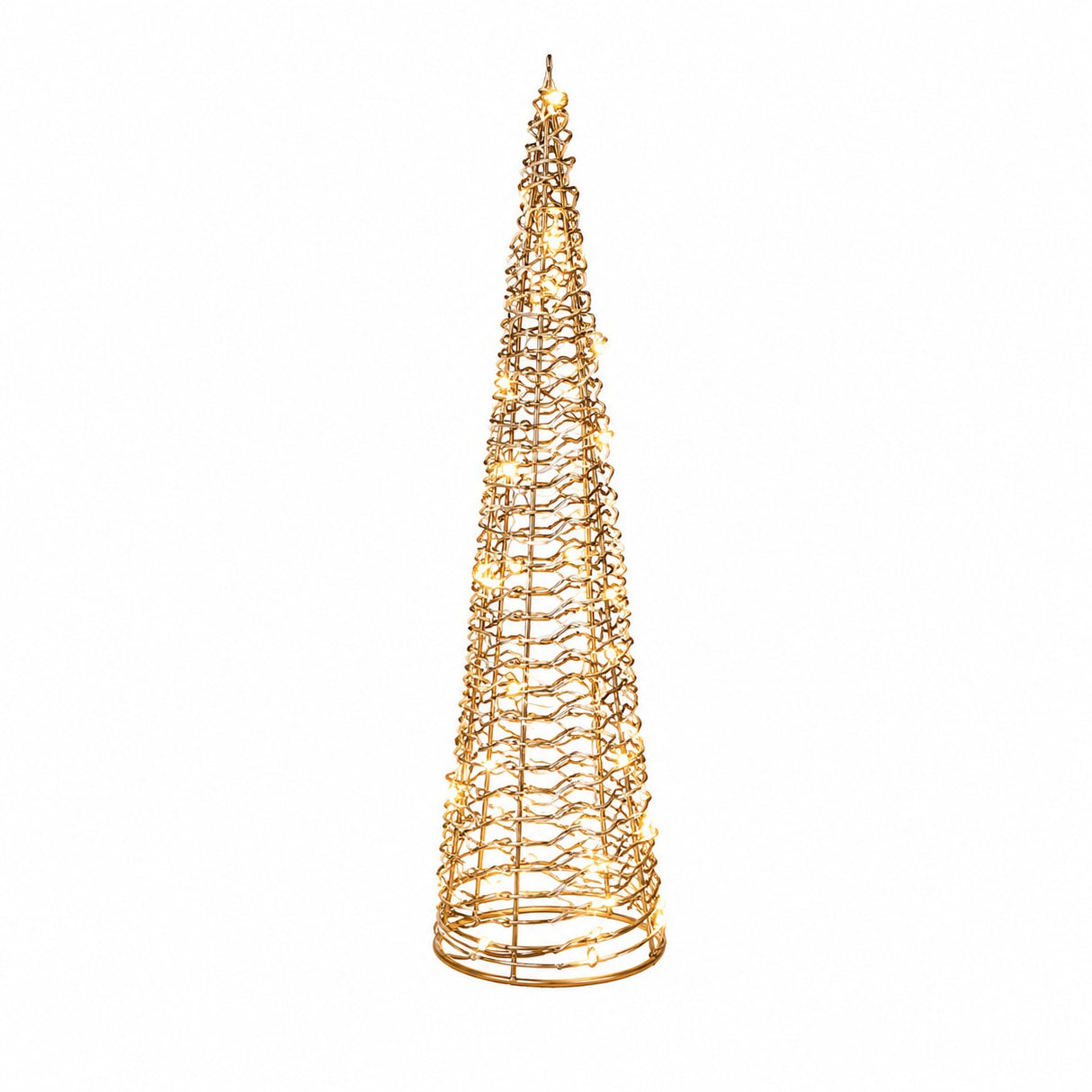 Ad Trend Albero di Natale Oro 40 LED H 80 Cm Luce calda