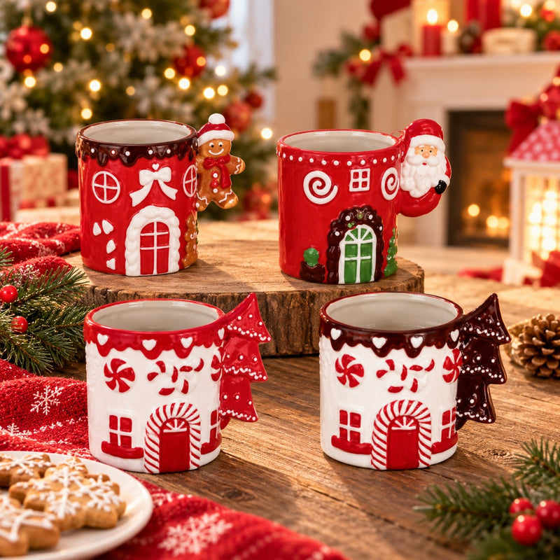 Ad Trend Taza Navideña en Cerámica 400 ml Surtida 1 Ud – Idea de Regalo Navidad