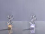regalo italiano regalo italiano minilampada fiore da tavola ass d 6 cm h 12 cm trasparente 1 pz ean 8057586125018