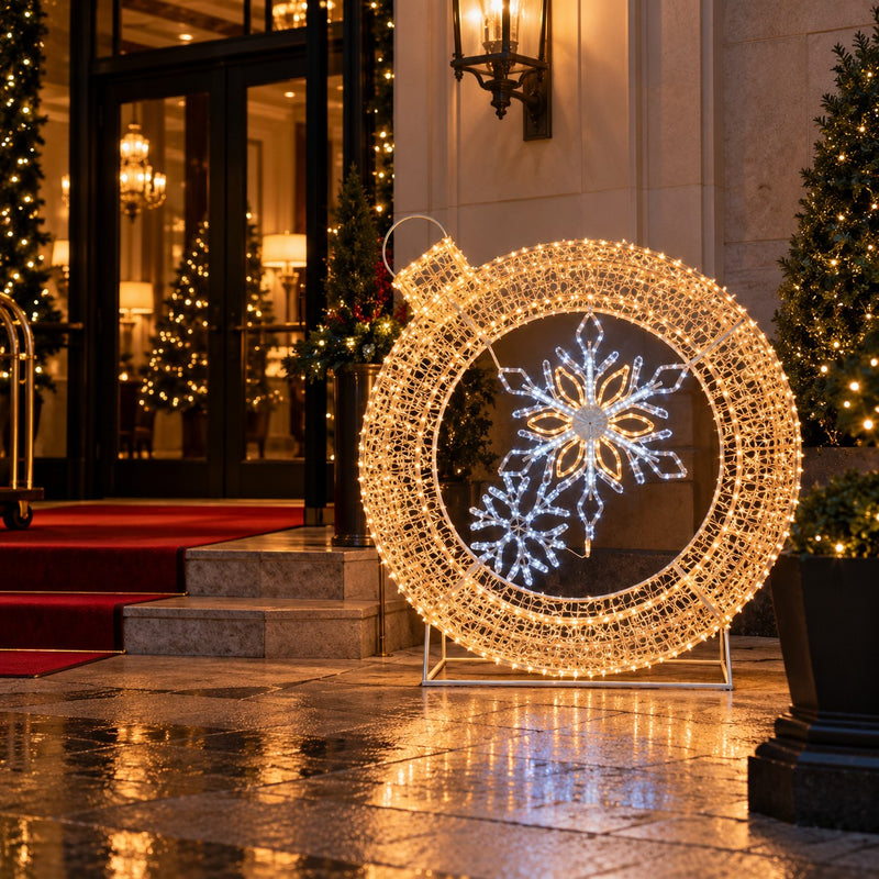 Bola de Navidad Luminosa Ad Trend 1524 LED 120x21xH137 cm – Decoración Navideña