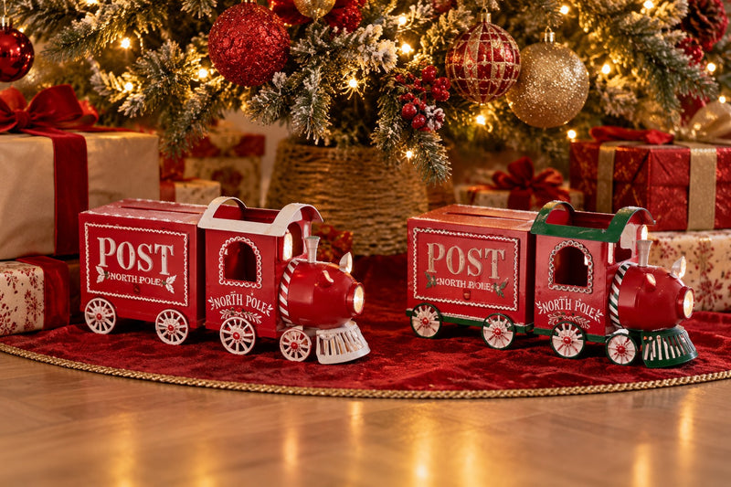 Ad Trend Tren Decorativo Navideño en Hierro Surtido 46x15xH22 cm 1 Ud – Decoración de Navidad