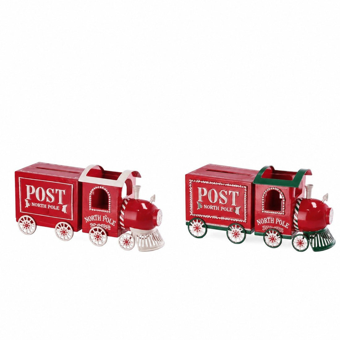 Ad Trend Tren Decorativo Navideño en Hierro Surtido 46x15xH22 cm 1 Ud – Decoración de Navidad