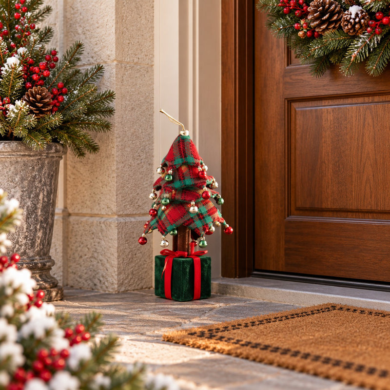 Ad Trend Árbol de Navidad con Paquete Regalo 18x18xH45 cm – Decoración Navideña
