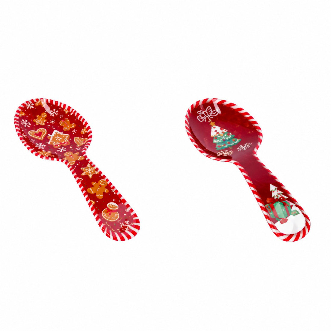 Ad Trend Soporte para Cucharas Navideño en Melamina Surtido 10x28xH3 cm 1 Ud – Accesorio de Cocina Navideño