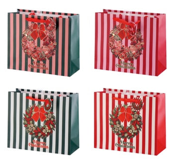 Ad Trend Bolsa de Regalo Navideña en Papel Surtido 31x12xH26 cm 1 Uds – Bolsita para Confezioni de Regalo de Navidad